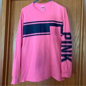 PINK Victoria's Secret Long Sleeve Shirt - Pink and Blue